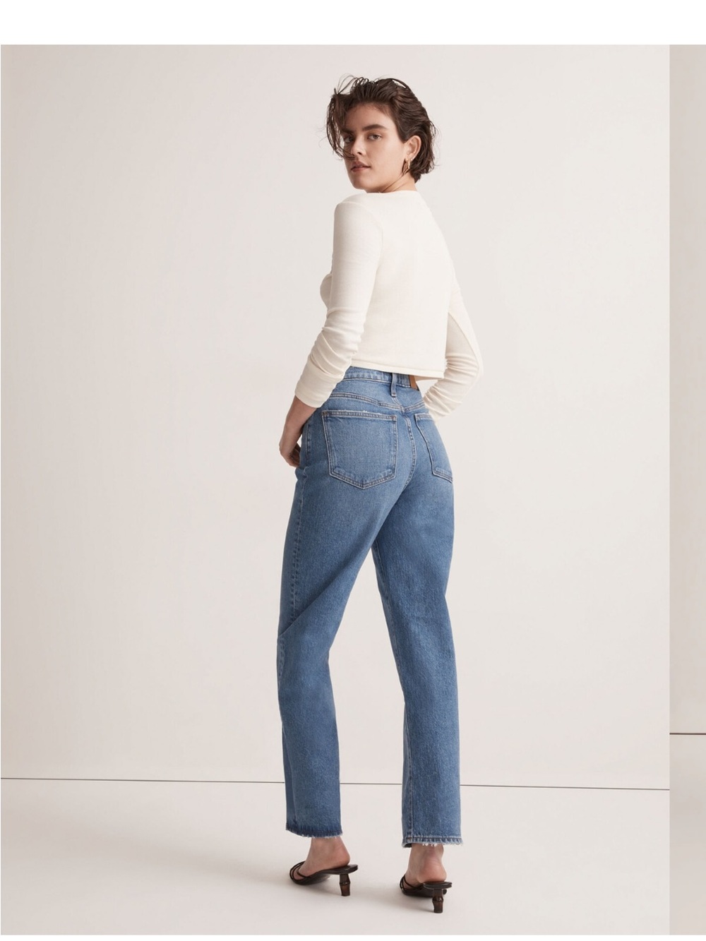 NWOT Madewell Perfect Vintage Straight Jeans in Earlwood Wash - Picture 2 of 6